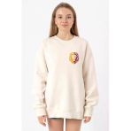 Sarı Kırmızı Leon Ekru Kadın 2İp Sweatshirt