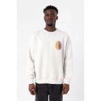 Sarı Kırmızı Parmak İzi Beyaz Erkek 2İp Sweatshirt