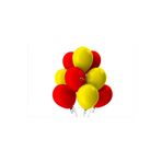 Sarı-Kırmızı Pastel Soft Balon 100 Adet + 5 mt balon zinciri
