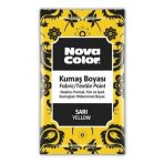 Sarı Kumaş Boyası Toz 12 Gr 1 Adet Nova Color Toz Kumaş Boyası Sarı Kot Pantalon Gömlek Tişört Tekstil Kumaş Boyası 1 Adet