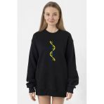 Sarı Lacivert Dna Siyah Kadın 2İp Sweatshirt