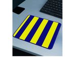 Sarı Lacivert Mouse Pad Kaydırmaz Dikişli Mousepad