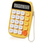 Sarı Mekanik Görünümlü LCD Ekranlı 10 Tuş Hesap Makinesi - Seçenek 1 - Cappuccino