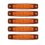 Sarı Parmak Led Dorse Lamba 6 Ledli 12-24v 5'li
