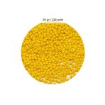 Sarı Renk 4 Mm Yaklaşık 220 Adet/20 Gram Cam Boncuk Oya Yazma Bileklik Ve Kolye