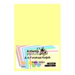 Sarı Renkli A-4 Fotokopi Kağıdı 25 li 1 Paket Artlantis Fotokopi Renkli A4 Kağıdı