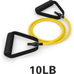 Sarı Stil 5 Seviye Çekme Halatı Fitness Egzersizleri Kolları ile Direnç Bantları Yoga Elastik Halat Eğitmeni Gym Fitness Band Güç Eğitimi (Yurt Dışından) - Renkli - Standart