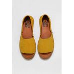 Sarı Süet Kadın Espadril Ayakkabı 01wq2413
