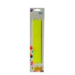 Sarı Uzun Pasta Mumu 20 Cm