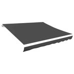 Sarı ve Beyaz 4x3m Güneş Gölgesi için Yedek Kumaş Güneş Gölgeleri için Alternatif Kumaş Tenda Şemsiye Güneşlik Kumaş (Çerçeve Dahil Değildir)