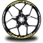 Sarı Yamaha R1 Takım Jant Sticker Etiket