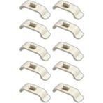 SARIALARM Vela - Zebra ve Stor Perde Montaj Aparatı Takmatik - Portray 10 Adet ( Dar Kasa- 3,5 cm ) - Beyaz