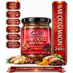 sarıbelen Nar Çiçeği Macunu 240 G | Pancar Tozu ve Hibiskus Içeren Karışık Bitkisel Macun - 240 gr