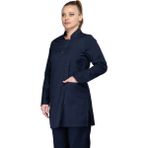 Sarıçiyil Tekstil Lacivert Tesettür Hastane Forması (Kadın Tek Üst) - XL