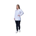 Sarıçiyil Üniforma Hastane Hemşire Doktor Üniforması (beyaz Lacivert Alpaka Önlük)