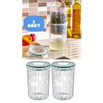 Sarıindirim Zeytinlik 2 Adet Süzgeçli Zeytin Turşu Saklama Kabı 1,5 Lt