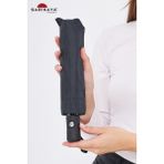 Sarıkaya Tam Otomatik Rüzgarda Kırılmayan Fiber Unisex Şemsiye 8 Telli Siyah
