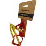 Sarissa Briviga Plastik Matara Kafesi Sarı Kırmızı PC Bisiklet Suluk Şişe Kafesi (13.5x7.7cm, 35g)