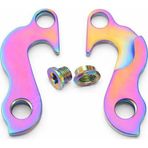 Sarissa Carraro-Argon18 Kadro Kulağı Bisiklet Aktarıcı Kulağı Kadro Kulağı Titanyum Rainbow Kadro Kulağı
