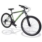 Sarissa Moon 27.5 Jant MTB Ön Amortisörlü Shimano Kelebek 21 Vites V Fren Siyah Yeşil Dağ Bisikleti