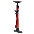 Sarissa Raptor ZF-809C Analog Göstergeli Standart Ayaklı Pompa Bisiklet Pompası Kırmızı 160Psi Ayak Pompası