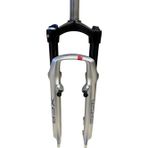 Sarissa Sr Suntour XCR 26" Jant Kilitlenebilir Bisiklet Maşası 1-1/8 QR Amortisörlü Maşa V-fren Disk Fren Gri