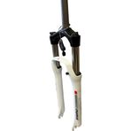 Sarissa SR Suntour Xcr R/LO 26" Jant Gidondan Kilitli Bisiklet Maşası Beyaz 1-1/8 QR Maşa Disk Fren Uyumlu