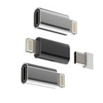 Şarj adaptörü USB C soketi Lightning fiş (3'lü paket) Tip C jak kablosu iPhone iPad için şarj cihazı adaptör Tip C dönüştürücü araç aksesuarı Apple MFI sertifikalı tp-to-L