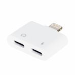 Şarj Ve Kulaklik Çoklayici Çevirici Adaptör Lightning To 2 X Lightning