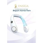 Şarjlı Boyun Vantilatör Taşınabilir, Yapraksız Boyun Fan Serinletici ,kişisel , 3 Hız Kademeli - Beyaz