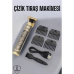 Şarjlı Çok Renkli Saç ve Sakal Şekillendirici Çizik Tıraş Makinesi - Seçenek 1