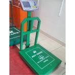 Şarjlı Dijital Kantar 300 kg Elektronik Kantar 300 kg Baskül 50 gr Hassasiyet - Açık Mavi