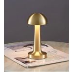 Şarjlı Dokunmatik Led Masa Lambası - Gold Rengi