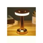 Şarjlı Dokunmatik Led Masa Lambası Metal Taşınabilir Gece Işığı Ev, Kafe, Restoran İçin