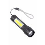 Şarjlı Metal Yağmur Suyu Geçirmez Xpe+ Cob Led'li El Feneri Pd-5568