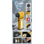 Şarjlı Mini Jet Turbo Fan Araç Kurutucu Led Işık Çakar İkaz Devir Ayarlı Mangal Üfleme Klavye Temizl