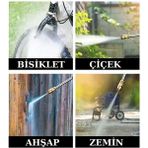 Şarjlı Oto Yıkama Bahçe Sulama Tabancası Makinesi Yüksek Basınçlı Nemere