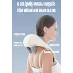 Şarjlı Ovmalı Isıtmalı Masaj Aleti Insan Eli Yoğurma Hissi - Bej
