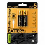 Şarjlı Pil AA/AAA 1.5V USB Type-C Şarjlı Lityum-İyon Pil, Şarj Edilebilir Kalem Pil ve Kumanda Pili, Hızlı Şarjlı Uzun Ömürlü Batarya (AA (Kalem Pil))
