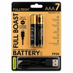 Şarjlı Pil AA/AAA 1.5V USB Type-C Şarjlı Lityum-İyon Pil, Şarj Edilebilir Kalem Pil ve Kumanda Pili, Hızlı Şarjlı Uzun Ömürlü Batarya (AAA (İnce Pil))