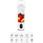 Şarjlı Taşınabilir Smoothie Blender 700MLBUZ Kırma - Çelik Bıçak Manyetik Şarj 150W 4500MA - Ahşap