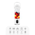 ŞARJLI TAŞINABİLİR SMOOTHİE BLENDER 700MLBUZ KIRMA - ÇELİK BIÇAK MANYETİK ŞARJ 150W 4500mAh SHB-7504 (2818)