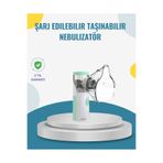 Şarjlı Taşınabilir Ultrasonik Nebulizatör Ultra Sessiz UCZZZTKNH10NEBULİZER