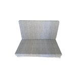 Sark Kosesi Minderi Buyuk Olcu Katlanir Sunger Yatak 120X195x8 Cm-Grı-Cift Kisilik Yatak