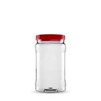 Sarkap 1500 ml Kırmızı Dilimli Pet Kavanoz