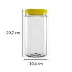 Sarkap 1500 ml Silindir Pet Kavanoz