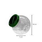 Sarkap 2000 ml Yeşil Çift Tabanlı Pet Kavanoz