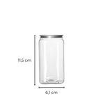 Sarkap 330 ml Metal Kapaklı Kısa Pet Kavanoz
