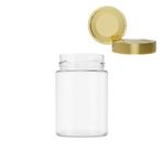 Sarkap 350 ml Gold Derin Etek Kapaklı Cam Kavanoz
