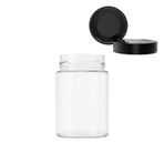 Sarkap 350 ml Siyah Derin Etek Kapaklı Cam Kavanoz